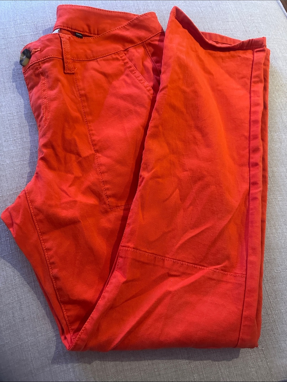 CAbi Bright Red Chino Pants - Preloved